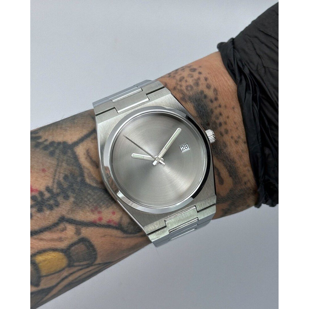 Custom Seiko Mod • Silver Sterile PRX • 40mm